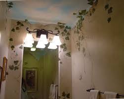 If your ceiling does contain asbestos, you might opt to cover it with sheetrock or, more likely, have a professional remove it, as asbestos is a known carcinogen. Lovely Painted Vines Ceiling Murals Mural Wall Murals Painted