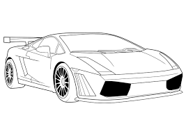 Kids have a special fascination for cars and these easy to print drawings seek to give them a medium to express themselves. Lamborghini Coloring Pages 50 Printable Coloring Pages