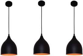 Laluz 3 semi flush mount ceiling light, farmhouse fixture in faux wood and rustic black metal finish with 3 cylindrical clear glass shades, vintage style for foyer, hallway, kitchen, dining rooms. Ceiling Lamps Buy Ceiling Lights Online Flipkart Com