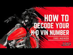Harley Davidson Vin Decoder How To