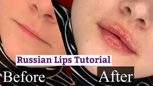 russian lips super thin lips with