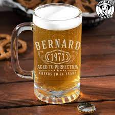 Personalized Etched 16oz Beer Mug