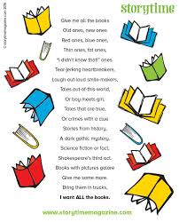 poetry for kids storytime magazine