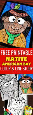 Thanksgiving coloring page sheets are a great way to teach about thanksgiving holiday for learning and coloring fun. Free Printable Native American Boy Coloring Sheet