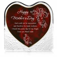 mothers day personalized heart plaque