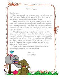 Teacher Parent Letters Under Fontanacountryinn Com