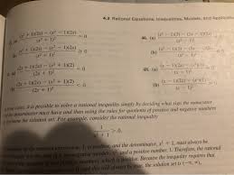 Solved 4 3 Rational Equations