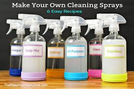 6 easy homemade cleaning sprays