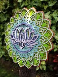 Colored Wood Lotus Multilayer