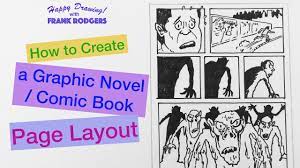 comic book page layout ilration