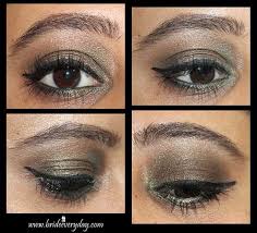 eye makeup look olive green amidst