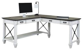 Product title kingso l shaped computer desk 65 inch modern office gaming writing desks workstation table for home study average rating: Martin Furniture Hartford Open L Shaped Desk Farmhouse Desks And Hutches By Martin Main Houzz