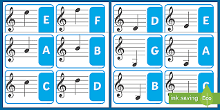 That's it for the bass clef major scales. Treble Clef Cards Flash Cards Music Reading