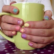 easy easter nails pastel cute