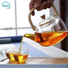 Fityle High Borosilicate Glass Teapot