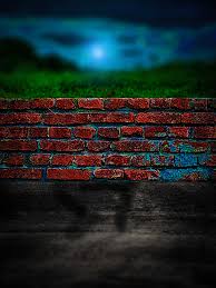 blue brick walls cb background