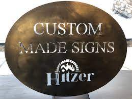 custom metal signetal art hitzer