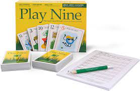 The remaining cards stay face down and cannot be looked at. Amazon Com Play Nine The Card Game Of Golf Toys Games