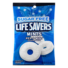 life savers mints pep o mint sugar