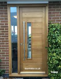 Contemporary Front Doors Oak Iroko And