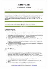 Create your very own professional cv and download it within 15 minutes Automotive Mechanic Resume Samples Qwikresume