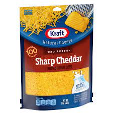 kraft shredded cheese sharp cheddar