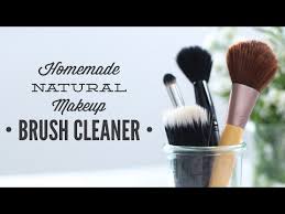 homemade natural makeup brush cleaner