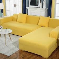 Elasticated Plush Sofa Covers For