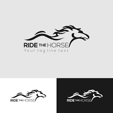 Ride The Horse Logo Design Template Template For Free