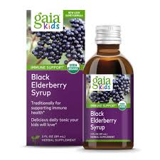 gaia herbs kids black elderberry syrup
