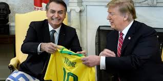 Resultado de imagem para Foto de Bolsonaro com Trump