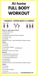 free 7 day full body workout at home