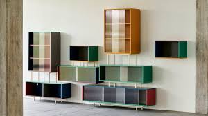 Hay Colour Cabinet W Glass Doors Wall