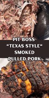 texas style smoked pulled pork recipe