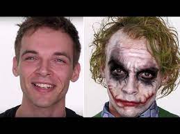 the joker heath ledger makeup tutorial