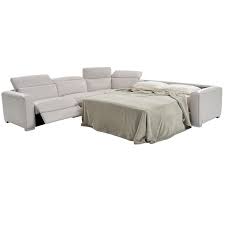 4pc leather power reclining sectional