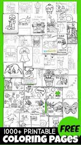 easy pre coloring pages