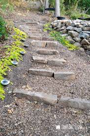 Easy Diy Outdoor Stone Steps For Your