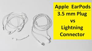 Difference between the 3.5mm plug and the lightning connector in earpods. Apple Earpods With 3 5mm Plug Vs Lightning Connector Youtube