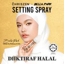 chriszen x bella park make up setting spray