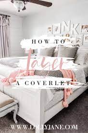 how to layer a coverlet like a boss