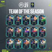 Create your own fifa 21 ultimate team squad with our squad builder and find player stats using our player database. Ligue 1 Team Of The Season Tots Fut 21 Ea Sports Official Site