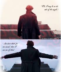 Two angels stood in front of a window looking in on the newborn babies. Sherlock Quote Angel By Taybug1997 On Deviantart