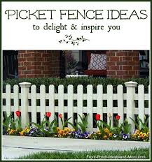 Picket Fence Ideas For Instant Curb Appeal
