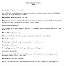Chapter Book Template Proposal Outline Summary Format U2013