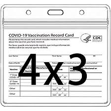 The department of health uses the washington state immunization information system, but it does not have complete immunization records for all people. Amazon Com Cdc Covid Vaccination Card Protector 4 X 3 In Immunization Record Vaccine Horizontal Id Card Name Tag Badge Cards Holder Clear Vinyl Plastic Sleeve With Waterproof Type Resealable Zip 5
