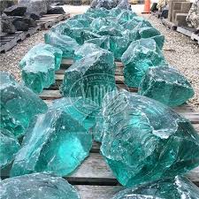 Recycled Tumbled Glass Boulder
