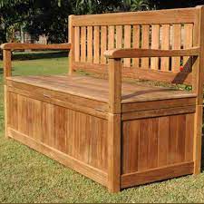 Teak Garden Spacious Storage Bench
