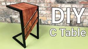 c table diy slide under sofa table or