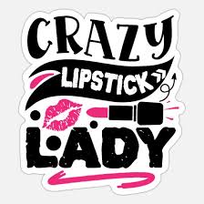 crazy lipstick lady funny makeup e